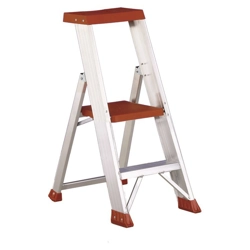 vendita online Scala a 2 gradini ulisse super con guarda-corpo  Scale doppie a una salita Svelt Spa